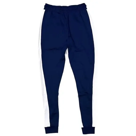 Kangol Men's Logo French Terry Track Pants Jogger Sweatpants in Blue - Picture 3 of 3
